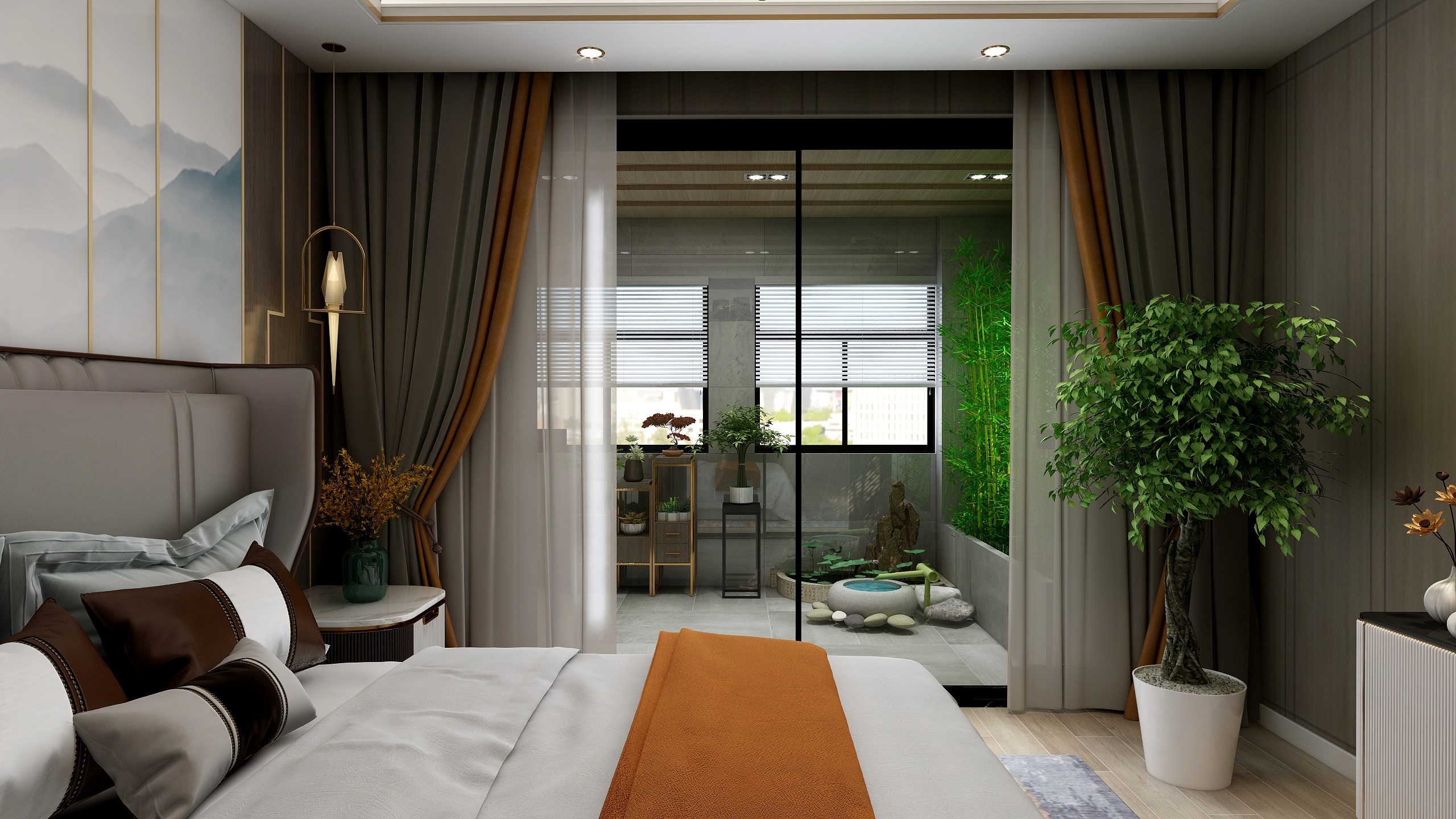 刘月-2层别墅-轻奢装修效果图