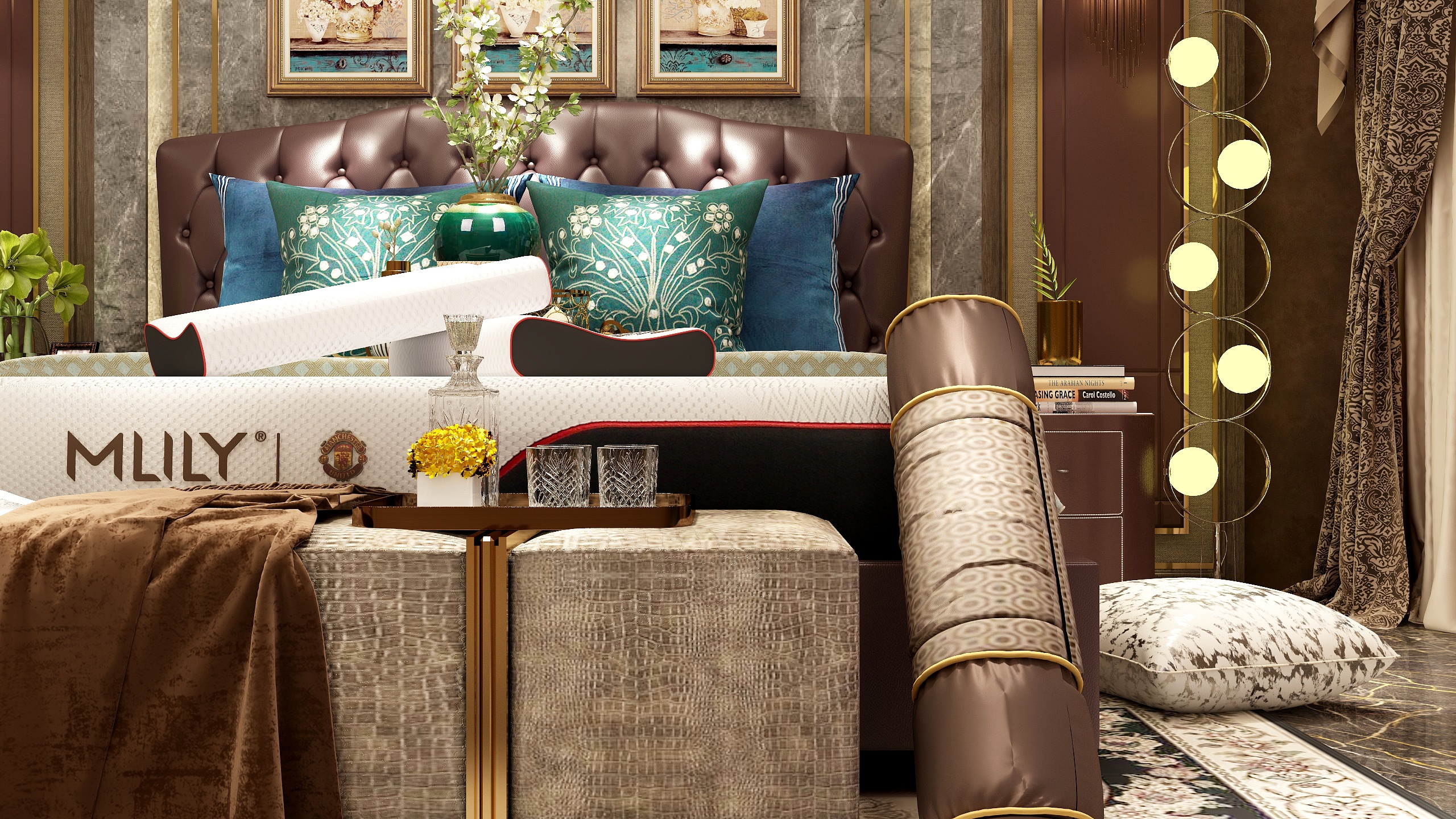 吕东明-获奖作品-MLILY梦百合品牌设计大赛-潮流经典-装修设计方案