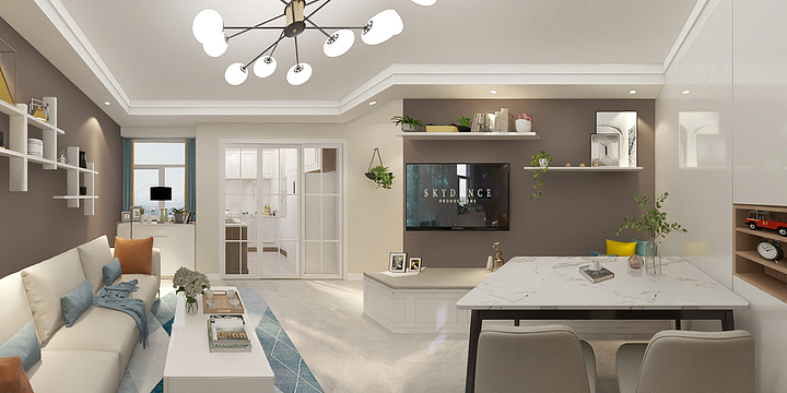 sjsYUANLI-中央路68号405室-装修设计方案