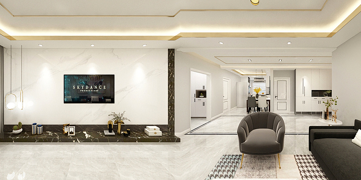 芷小菊-龙山水郡 16-1-1804-装修设计方案