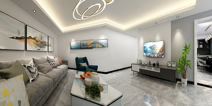 设计欧阳盼-观澜观园张女士-装修设计方案