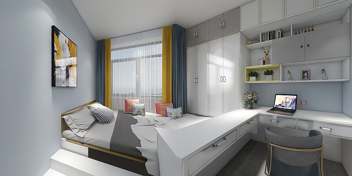 惠万家陶瓷整装设计-城中二区7-3-001-装修设计方案