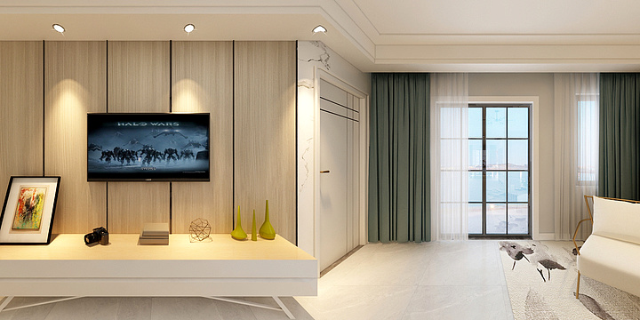 龙居-海尚馨苑36号101室-装修设计方案