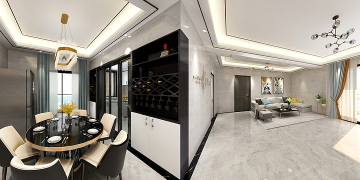 HC2000-新怡豪门15栋1603-装修设计方案