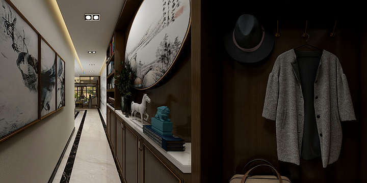 贵州贵阳贝德艺集成吊顶厂-修文周师新中式-装修设计方案