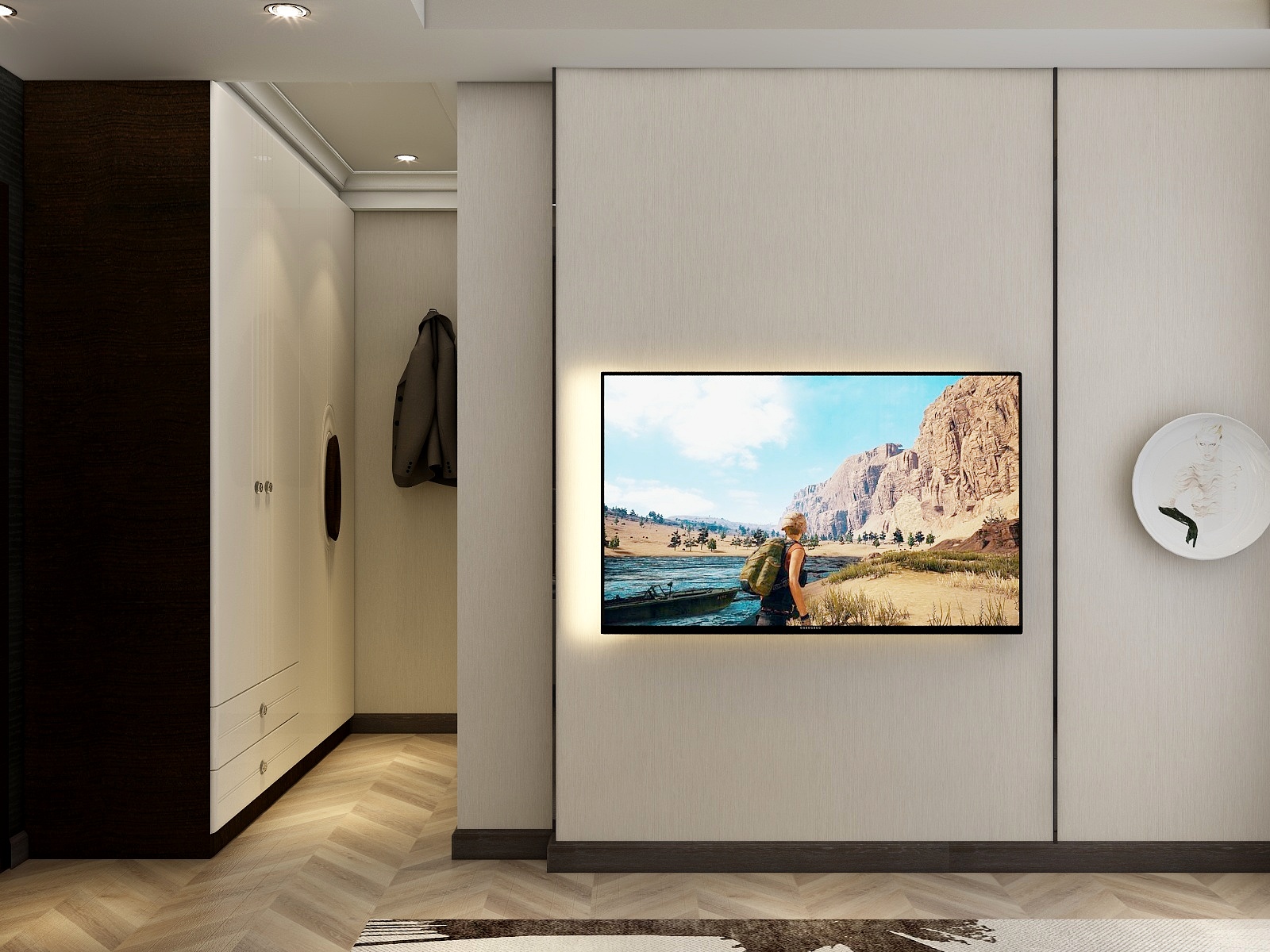 廸偉-<<泰然時尚>>-104m新中式四居装修效果图