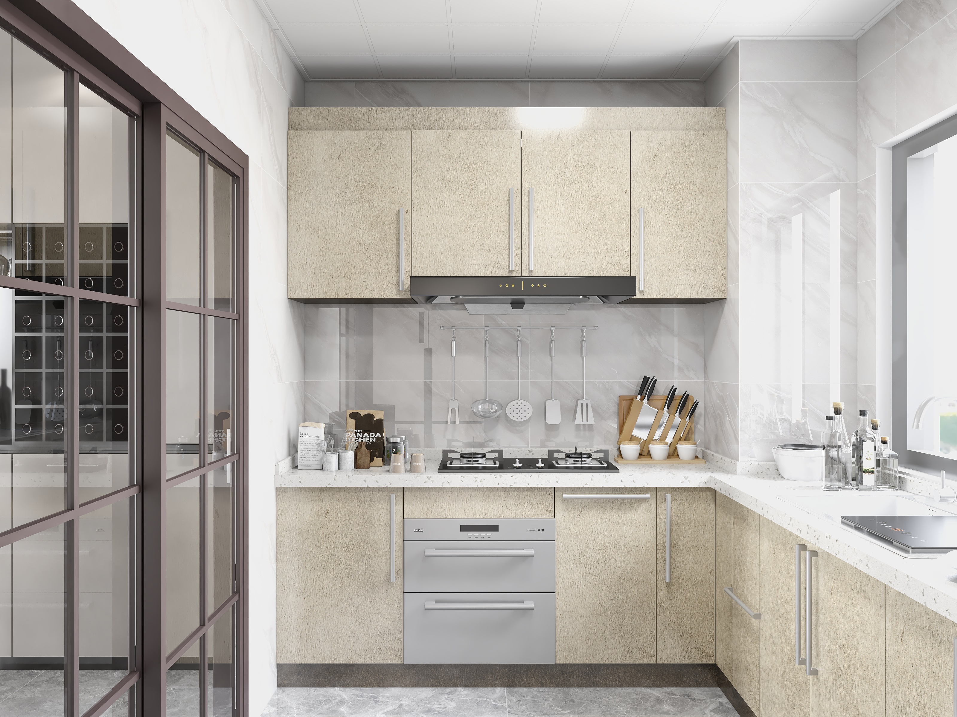 李泽文-南洲国际·清华苑三期107户型装修效果图