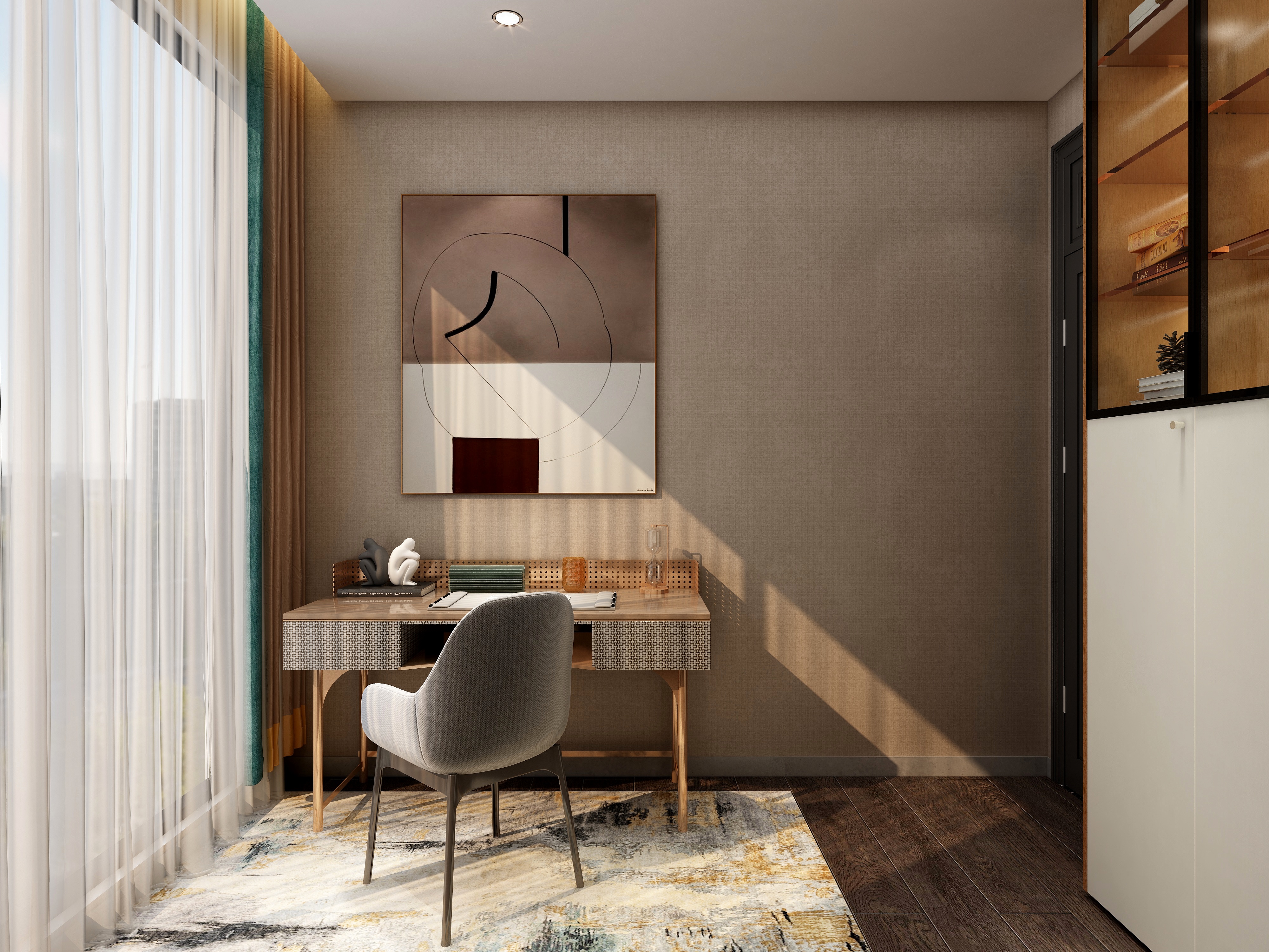 Tim设计_-奢雅尚风-141方-三居装修效果图