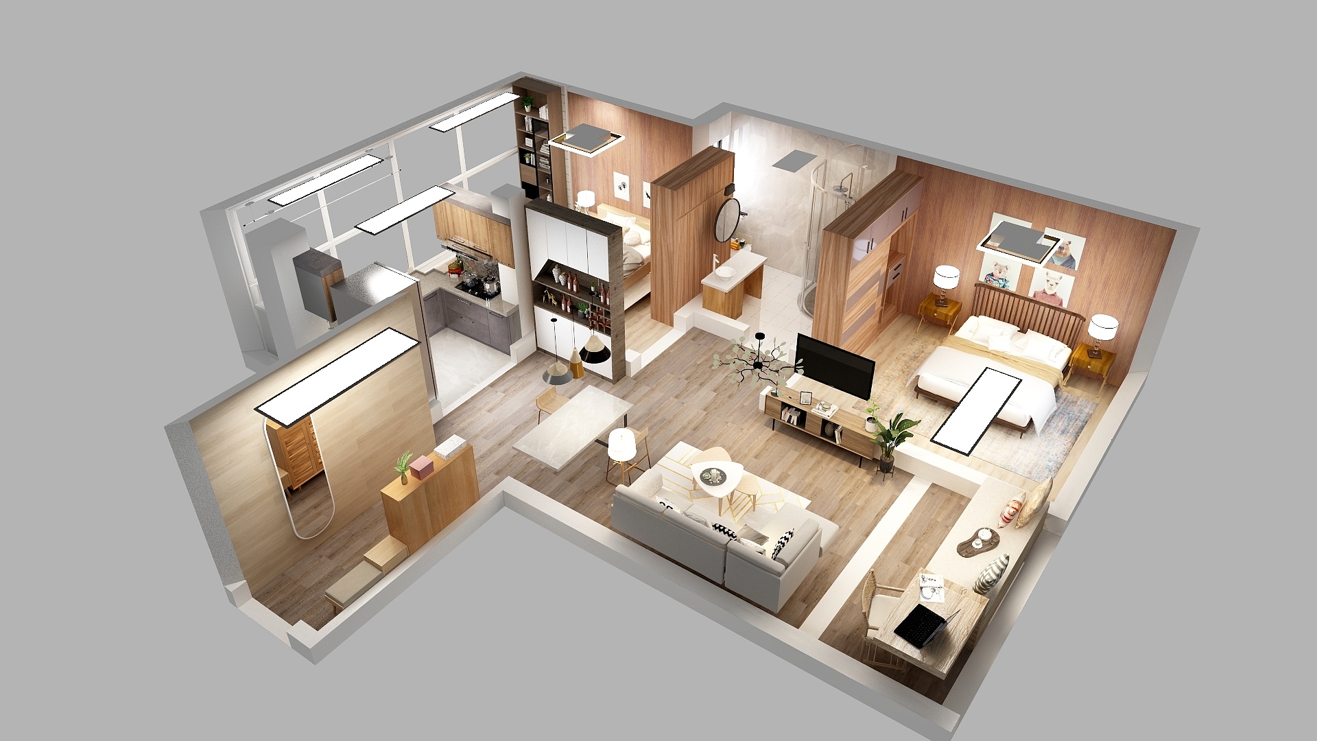 藤原忠-汤臣一品-装修设计方案