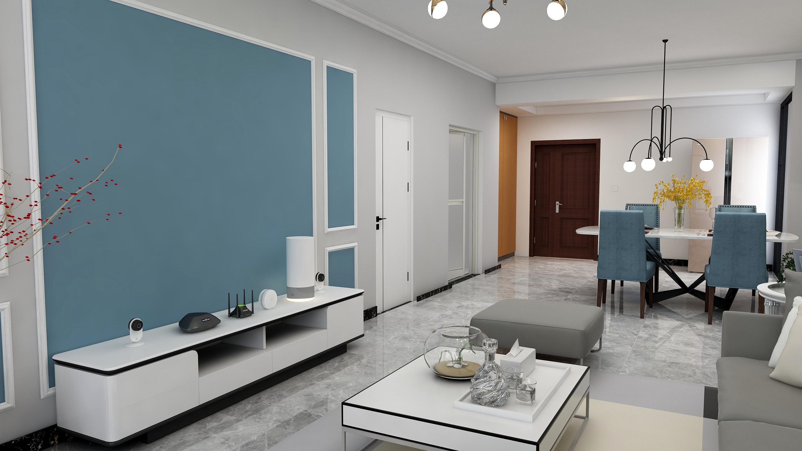 无边的世界-欧城联邦115平-装修设计方案