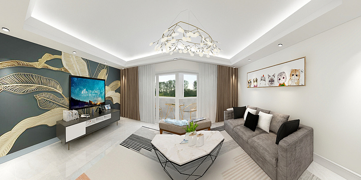 万福家饰-凯旋城-装修设计方案