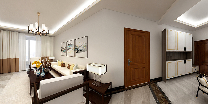 设计师杨硕-张总酷家乐.dwg1-装修设计方案