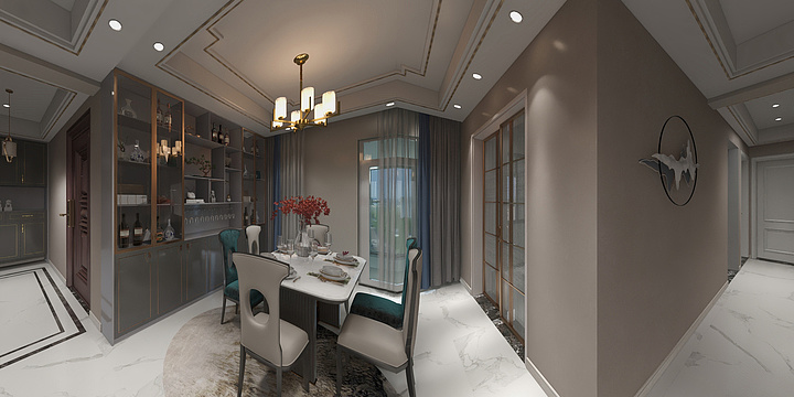 銮龙室内设计-效果图表现-碧桂园15#602-装修设计方案