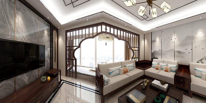 恒基整装服务平台-成都-新中式-装修设计方案