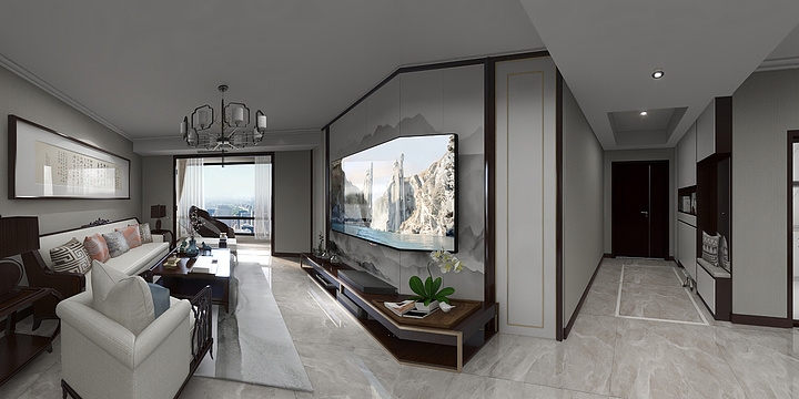 曦uiQv-九龍新城3-1-1701-装修设计方案