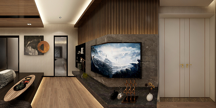 張少華-山门别墅第四层卧室方案-装修设计方案