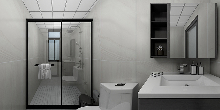 一叶之秋0-领域绿茵华府3-1803-装修设计方案