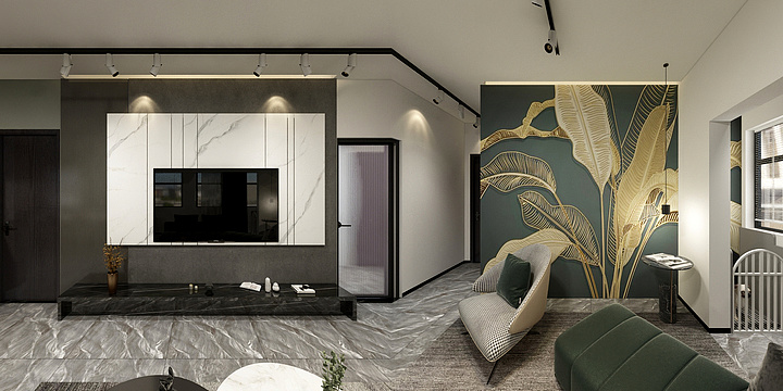 嘉儀设计-瑞和园89.50㎡B户型3室2厅1卫-装修设计方案