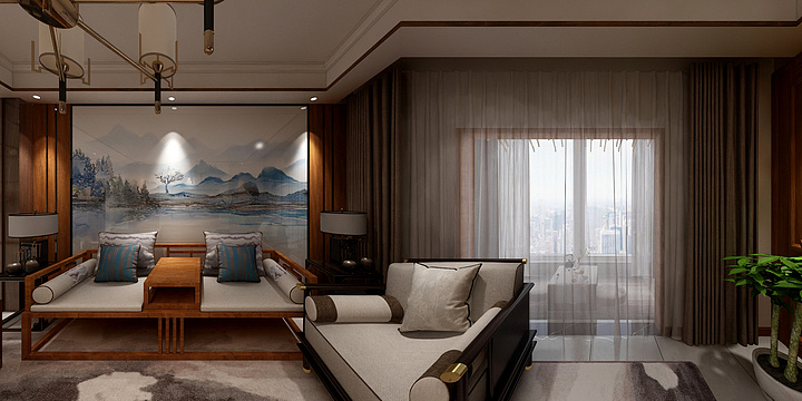 空间室内设计-崇力领秀城-装修设计方案