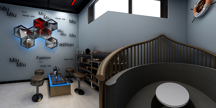 设计师马俊龙-休闲吧-装修设计方案