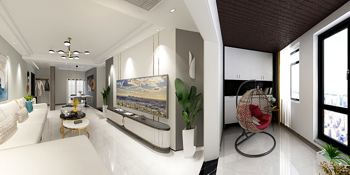 左佳装饰-空港张老师千威先生的洋房-装修设计方案