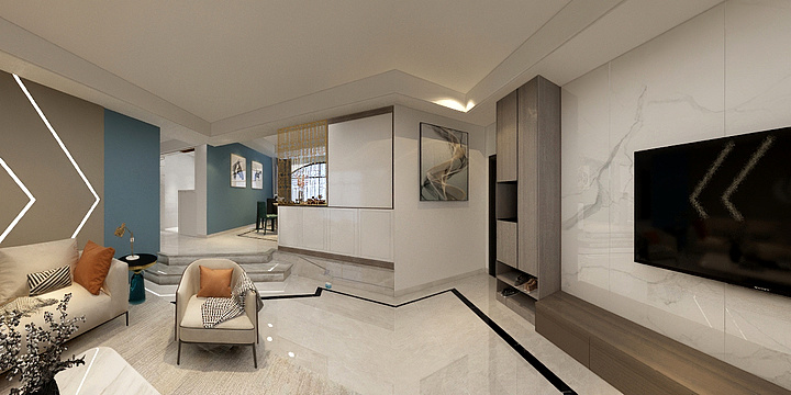 设计师阳仔-绿景家园玲子姐-装修设计方案