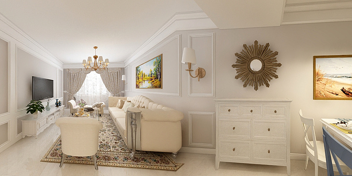 A曹禺-文旅城张先生简欧-装修设计方案