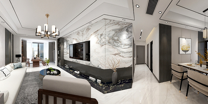 设计师罗永恒-西城郡三期刘女士雅居-装修设计方案