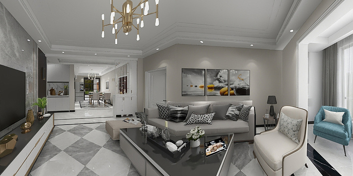 郑州高信装饰-陆8-2-2302-装修设计方案