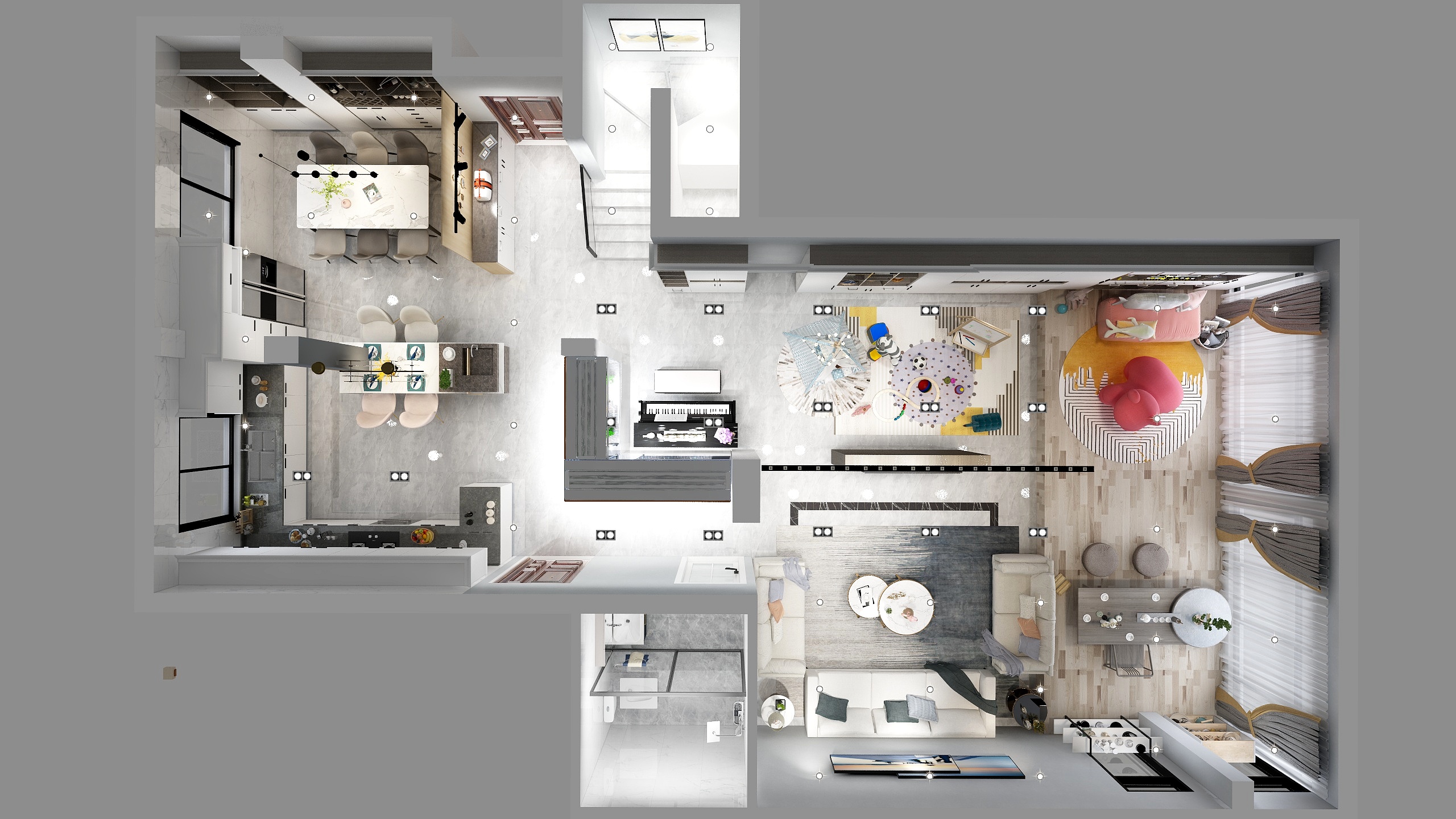 安杰电子-名湖豪庭7-28-装修设计方案