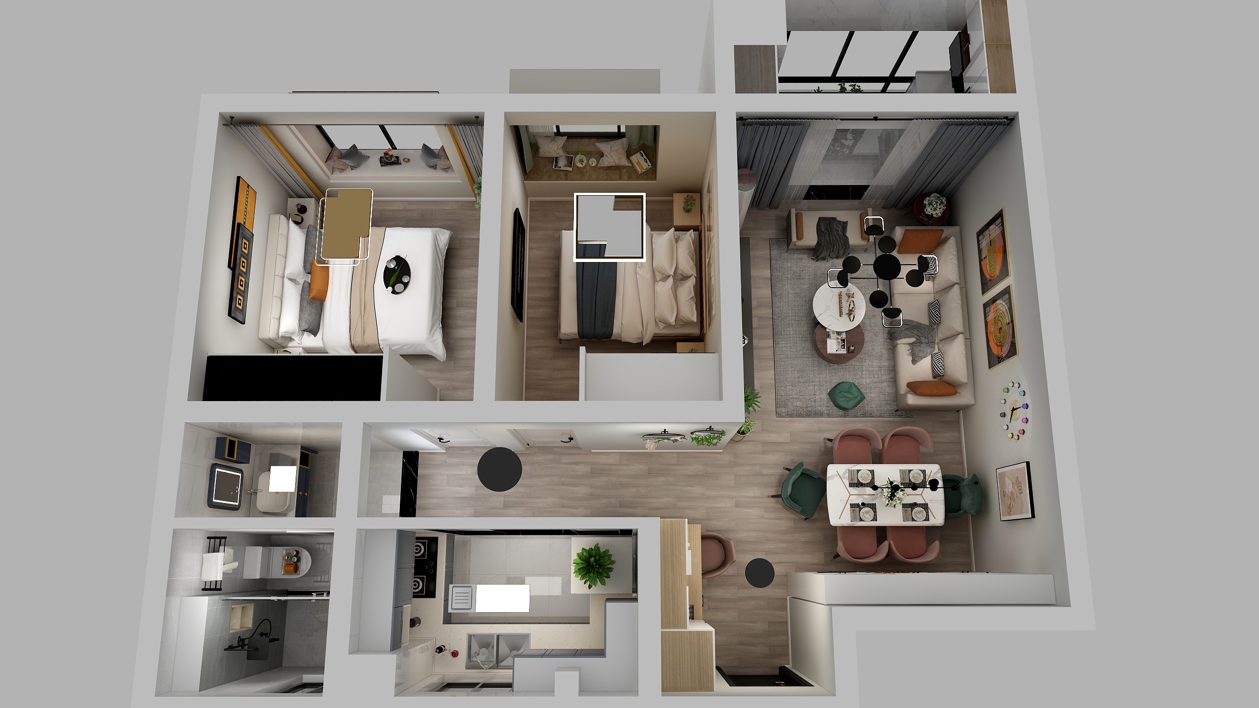 田丰硕-万业紫城苑-装修设计方案