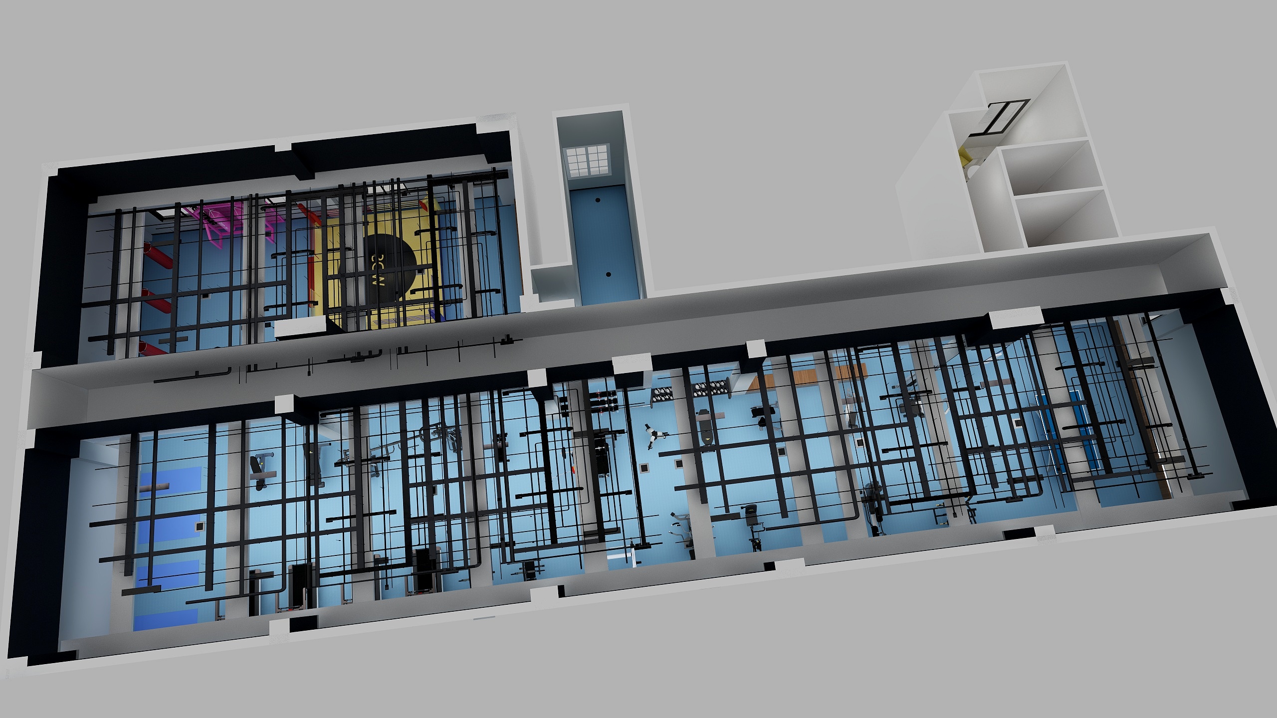 艺荀装饰-冀县公安局体能训练厅-副本-装修设计方案