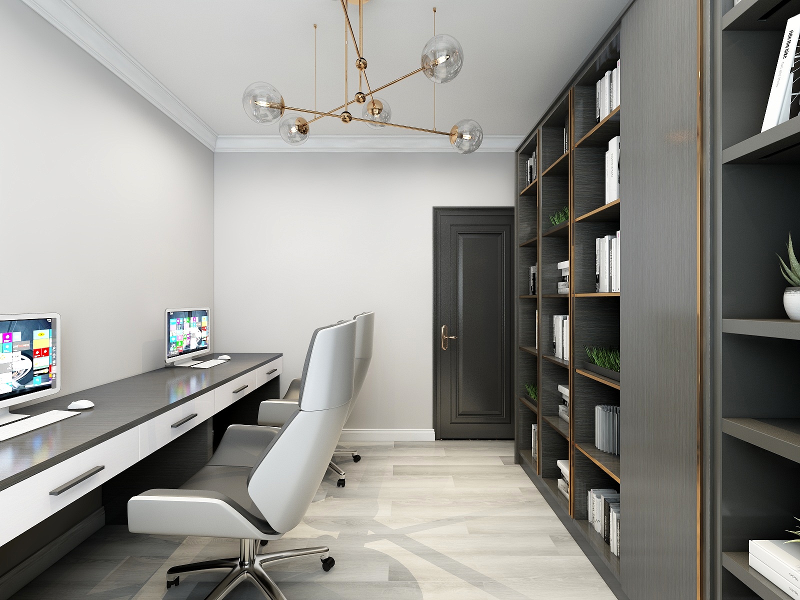 墨匠设计-139方新中式三居装修效果图