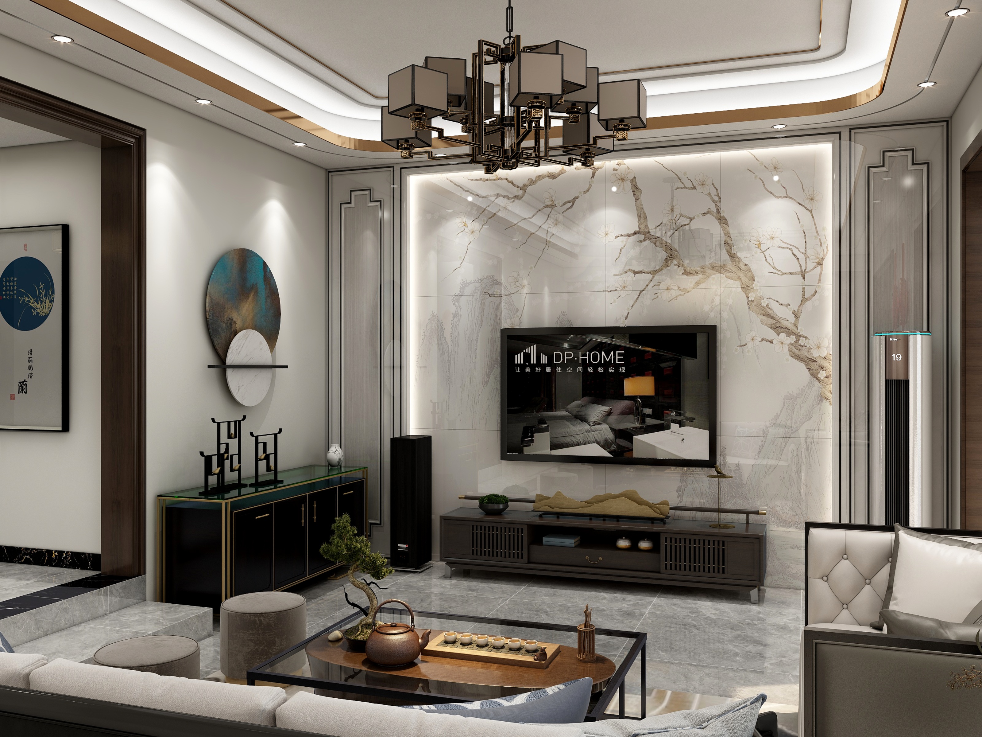 梓艺装饰设计-新宜家园三层别墅-装修设计方案