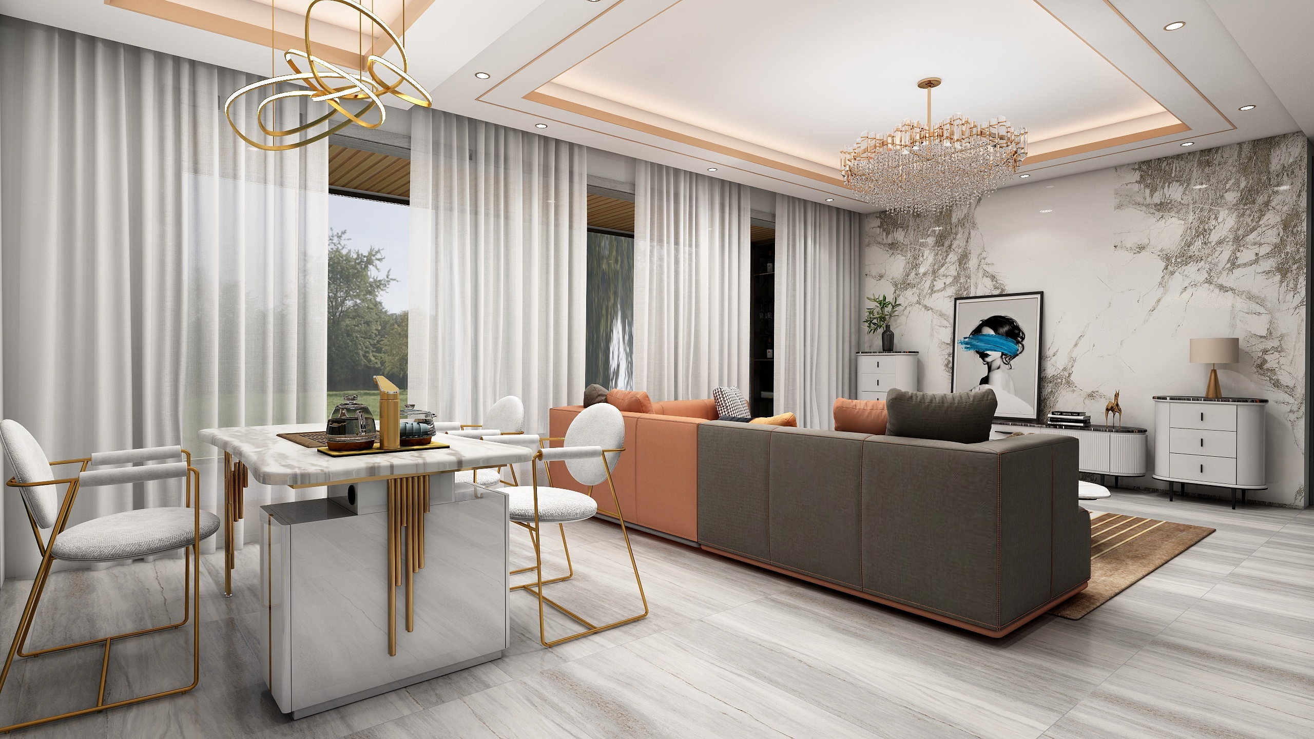 初作全案设计-考核户型-装修设计方案