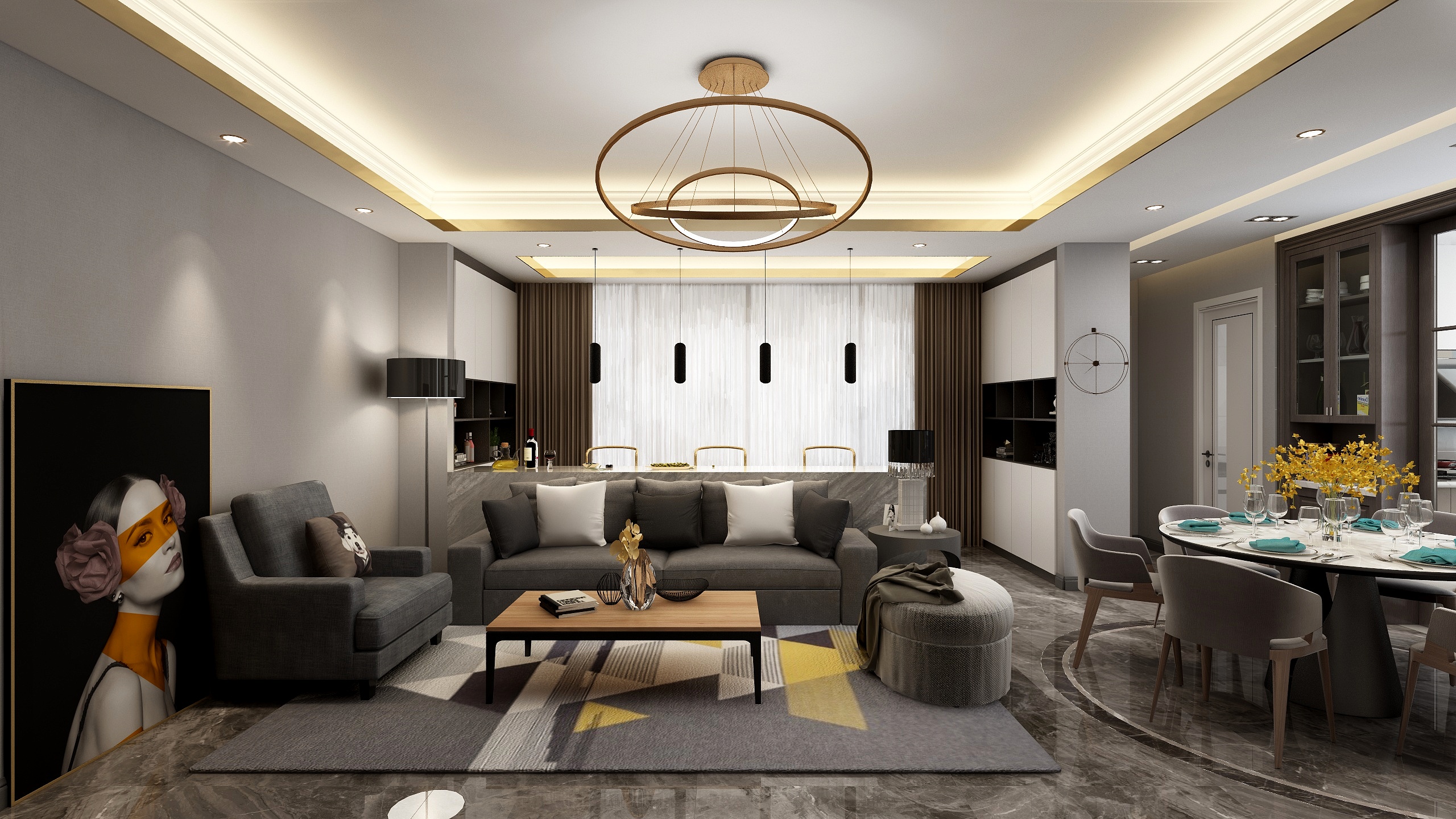 SpatialArt-颐和山庄-装修设计方案