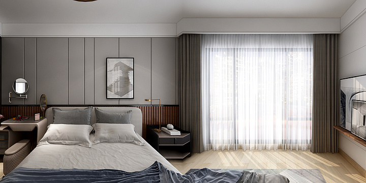 李-Design-【枝江】现代简约风-装修设计方案