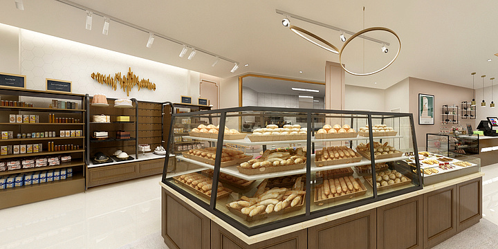 一个系铃人-蛋糕店配色四-装修设计方案