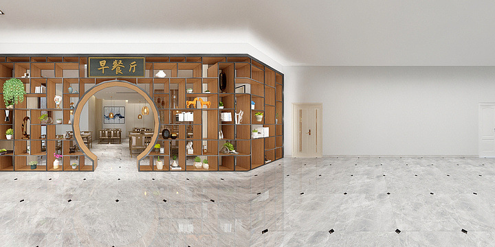 都料-自助餐厅-装修设计方案