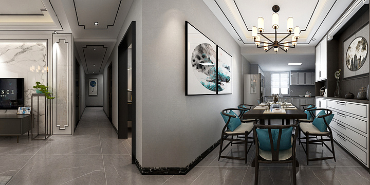 墨鱼设计-周所模型-装修设计方案