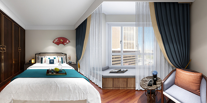 靳立龙-新中式▪北斗御府5-1202-装修设计方案