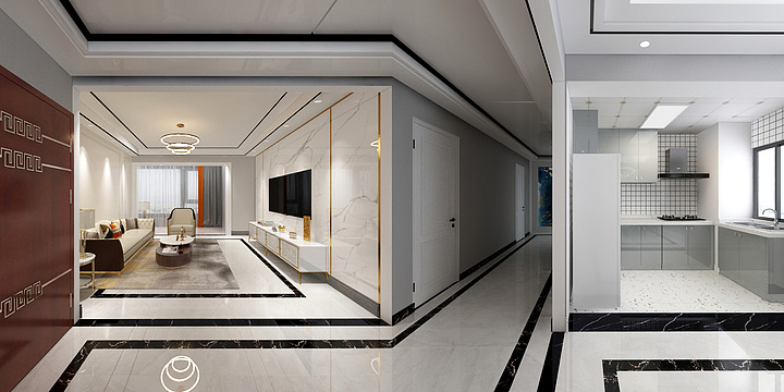 临沂博建装饰工程有限公司-华泉尚城16号楼502-装修设计方案