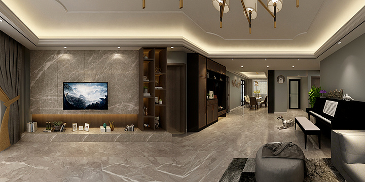 设计王乐-170平米轻奢风-装修设计方案