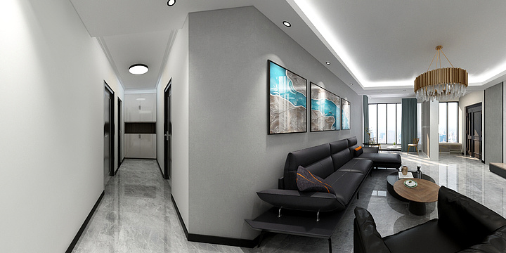 居艺家-山水依城-装修设计方案