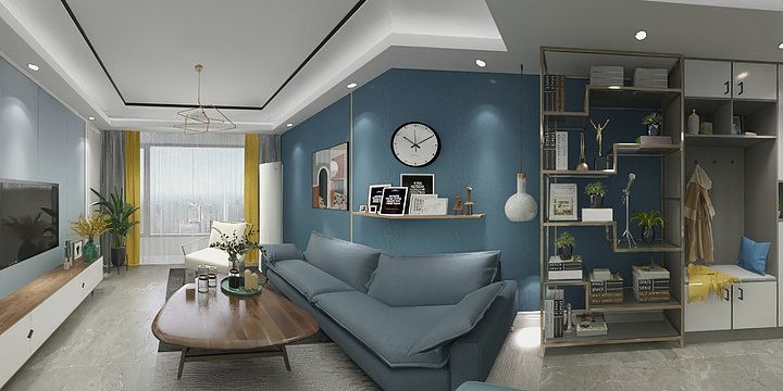 四水-现代简约-装修设计方案