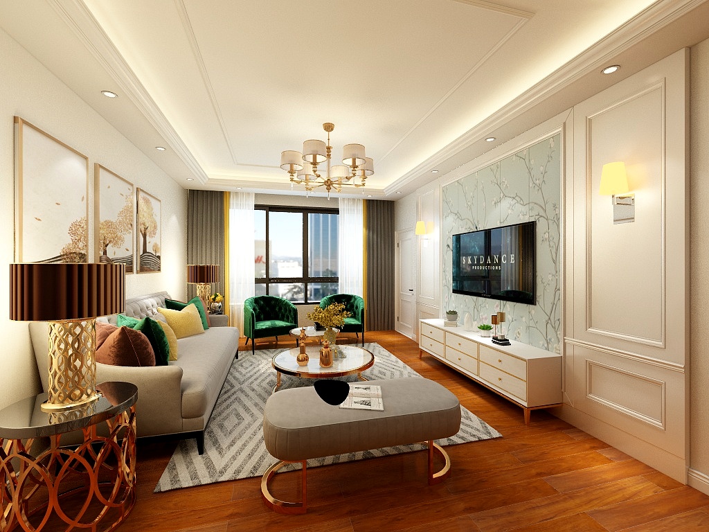 思蓝设计-常青名门-装修设计方案