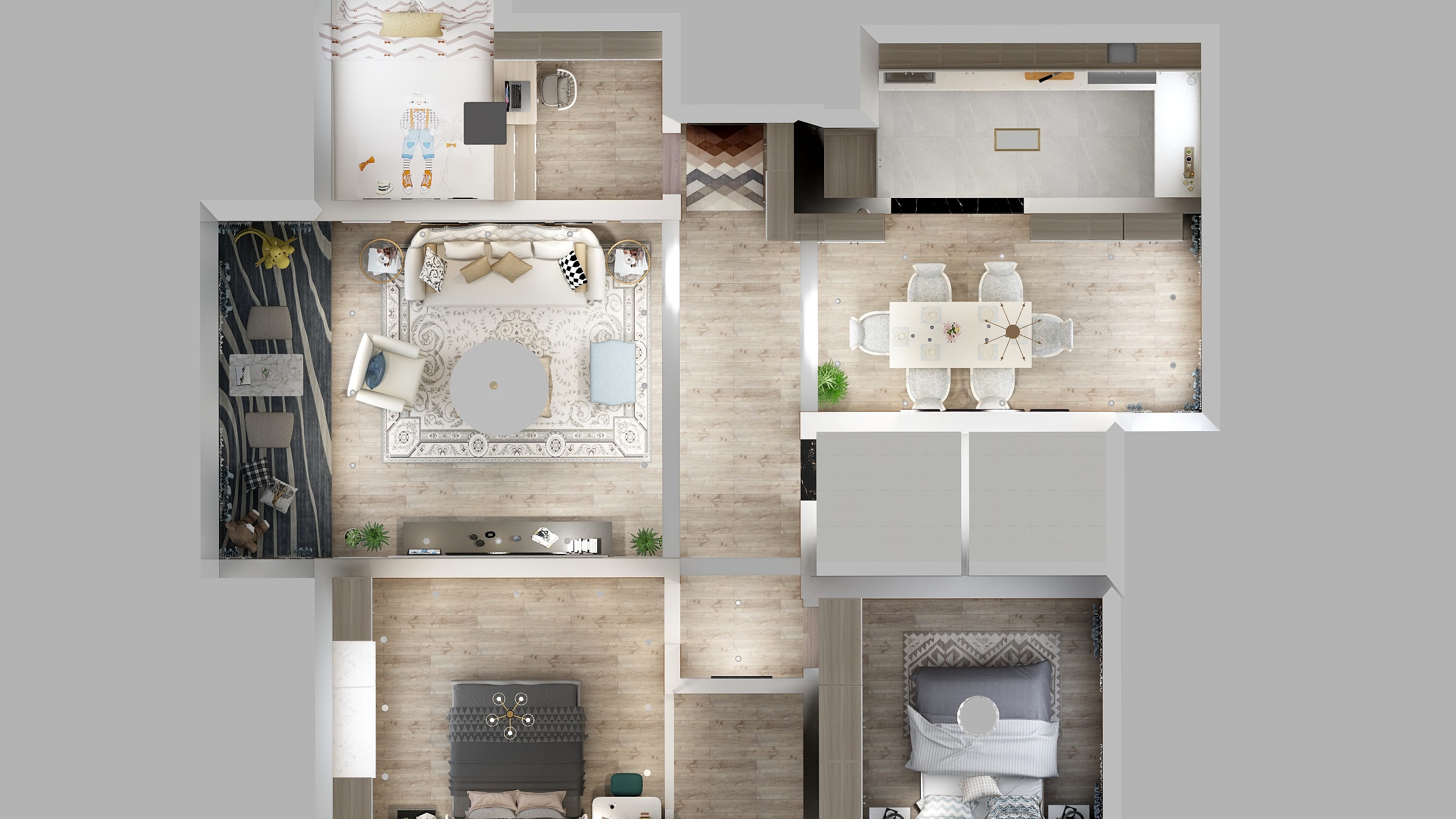 安乐佳装饰-2号楼海棠名居-.dwg-139-装修设计方案