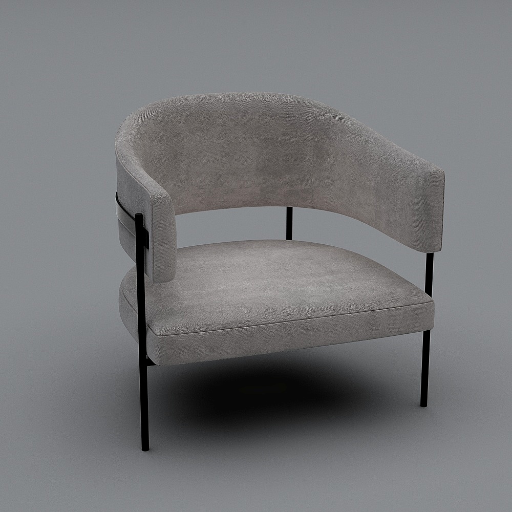 轻奢椅凳-213D模型