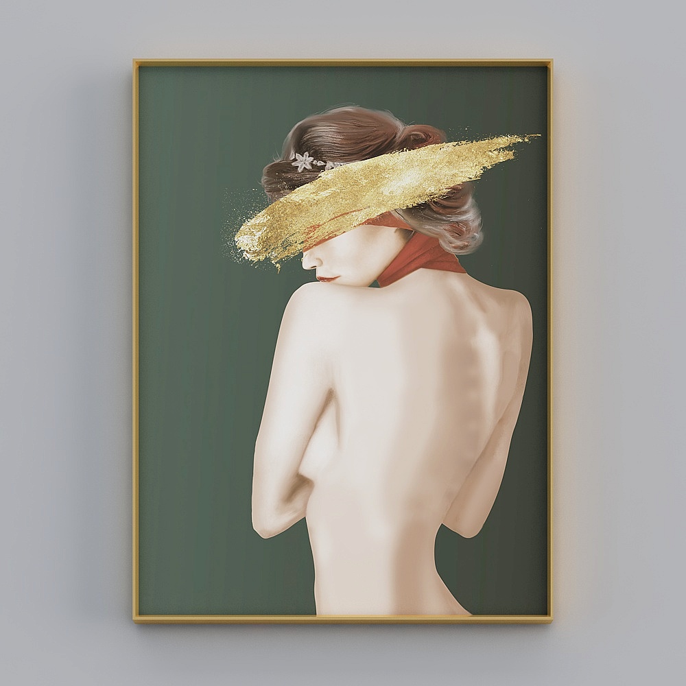 臣萱全屋配画-现代客厅装饰画-客厅玄关单幅-时代风华B
