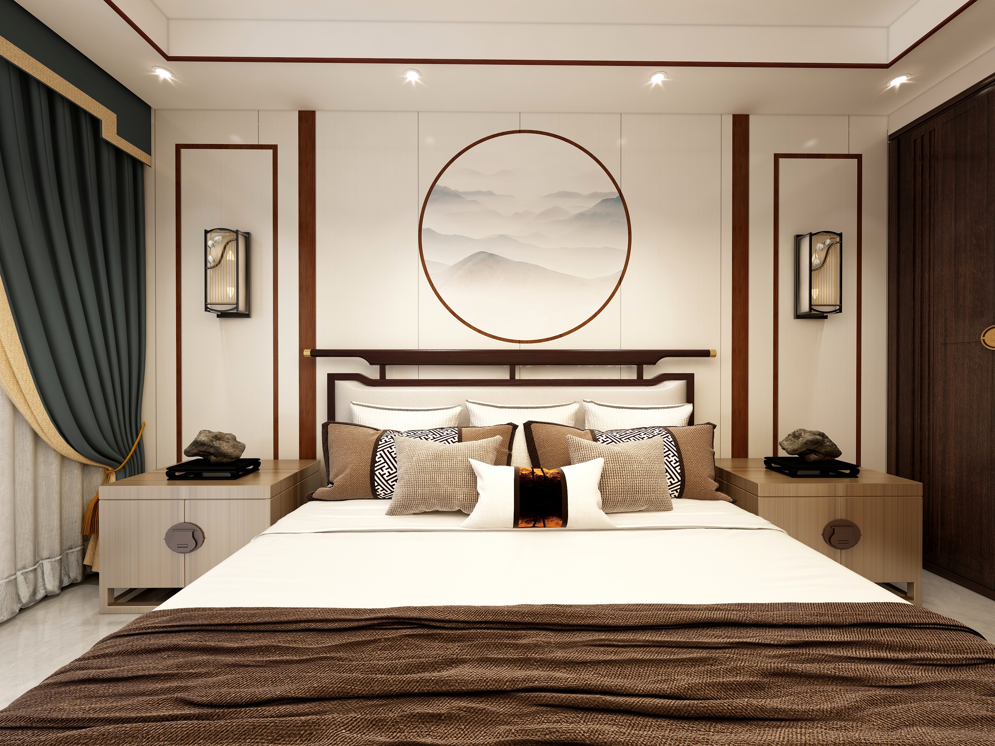 DnHIOVO-温馨新中式三居室-装修设计方案